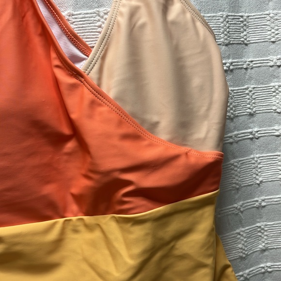 Colorblock One-Piece Swimsuit - Picture 2 of 5